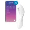 Satisfyer Stimulateur de clitoris connecté Curvy trinity 5+ Satisfyer Blanc